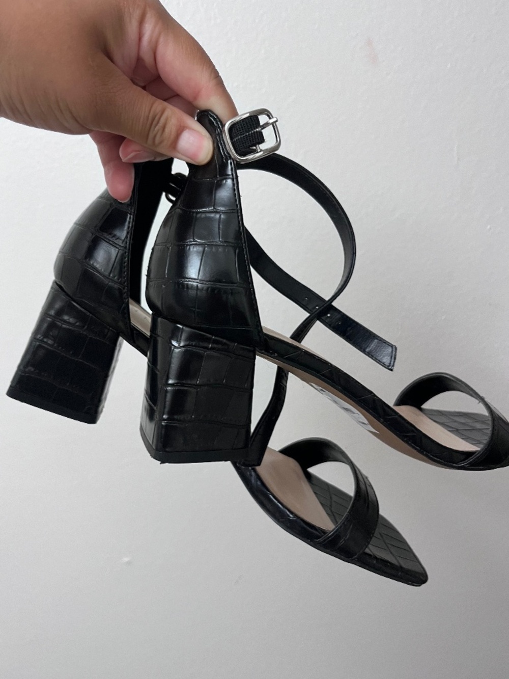 Black Strappy Heels